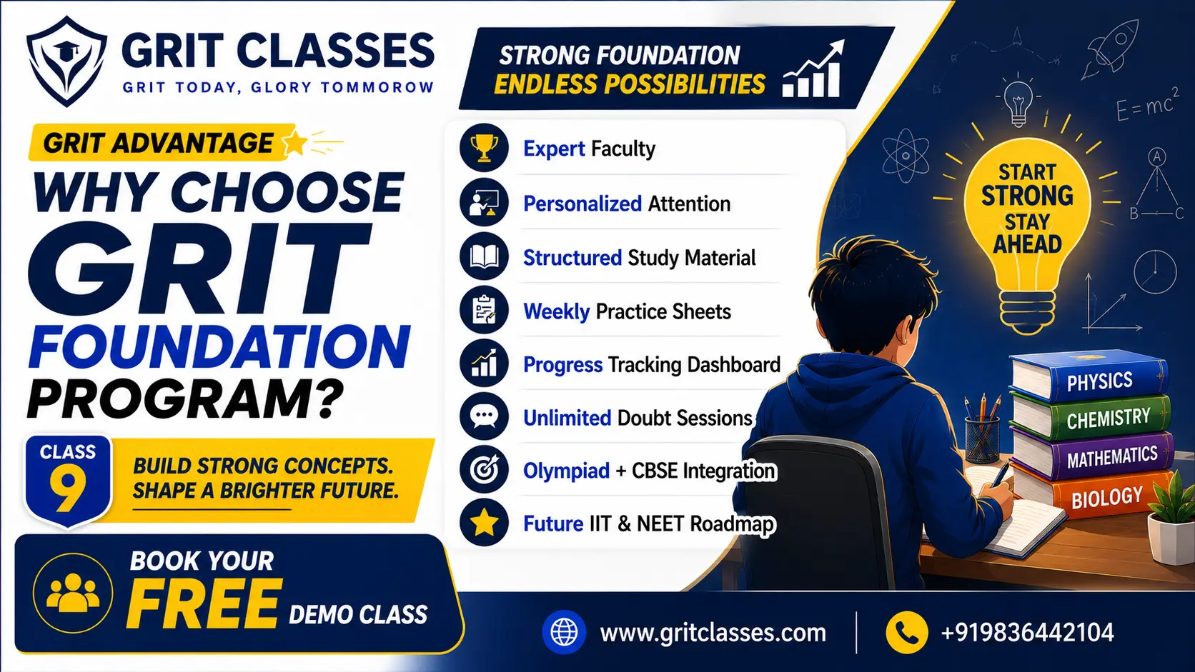 why choose grit foundation program ?