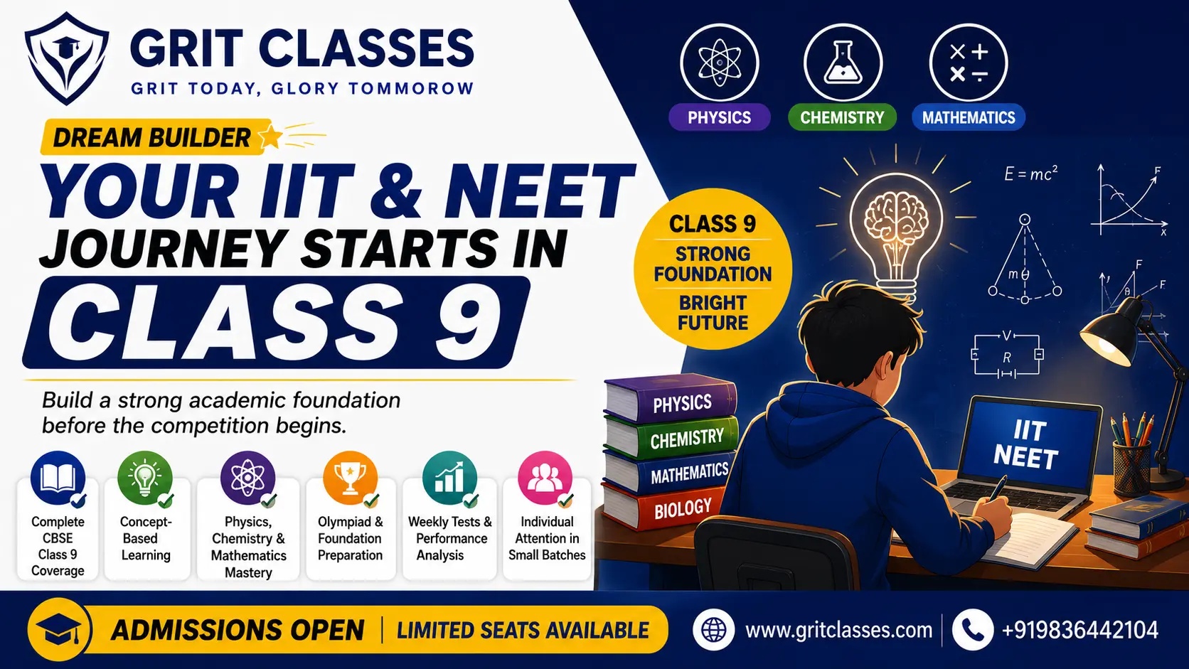 Your IIT & NEET Journey Starts in Class 9
