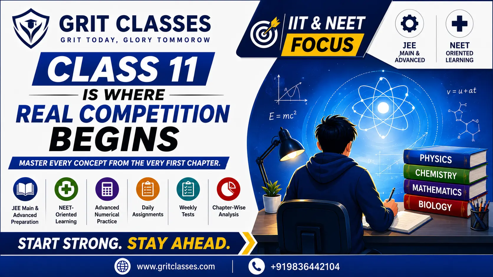 class 11, is where real competition begins